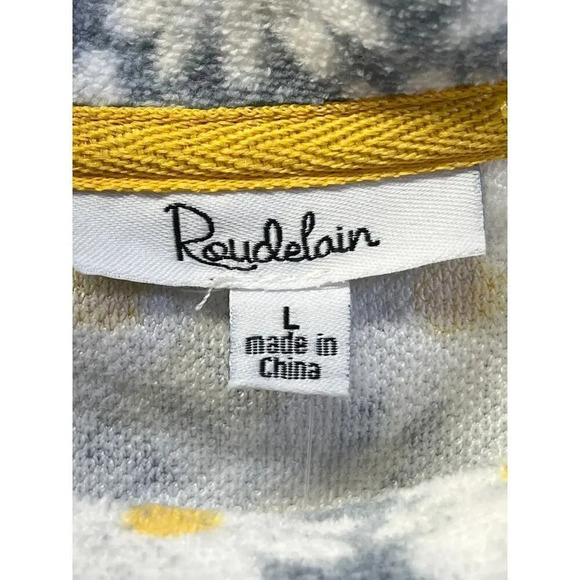 Roudelain Womens L White/Gray Daisy Print Sleep-set NEW - Picture 5 of 16